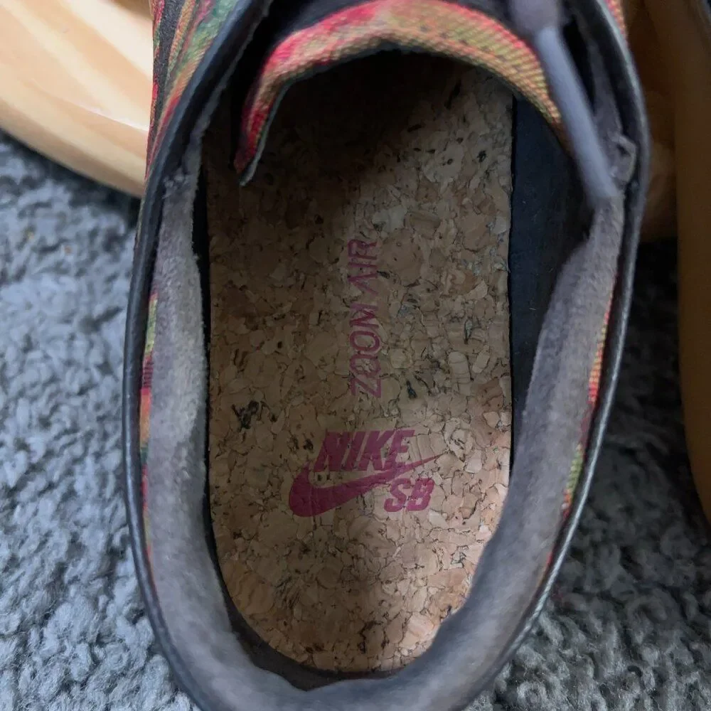 Nike SB Stefan Janoski Skate Shoes Mens Size 8.5 Canvas Camo Gum Sole Sneakers